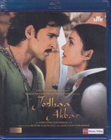 Jodhaa Akbar Hindi Blu Ray  Starring Hrithik Roshan, Aishwarya Rai