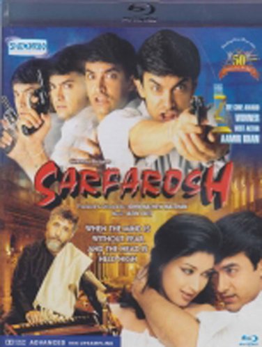 Sarfarosh Hindi Blu Ray Starring Aamir Khan, Sonali Bendre, Naseerudin Shah