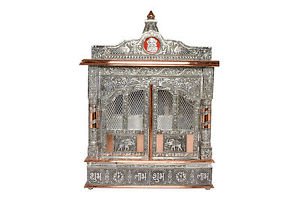 Puja Mandir (Temple/ Shrine/ Altar/ Pooja) With Doors 25"x 10"x 31"