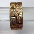 Indian gold color plated traditional bangle set party bracelet jewelery 2/6