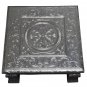 Puja Bajot/ Chaurang/ Chowki (Hindu Pooja) - Silver Design 12" X 12" X 5"
