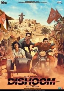 Dishoom Hindi DVD Stg:John Abraham, Jacqueline Fernandez, Varun Dhawan (2016)