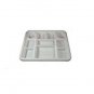 10 Compartments Round Disposable Party Tray/ Thali/ Plates - 25 Pack