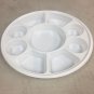 Disposable 9 compartments Round Party Tray/ Thali/ Plates - 200 Pack