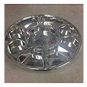 9 Compartments Silver Round Disposable Party Tray/ Thali/ Plates - 50 Pack