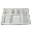 Disposable 7 compartments Party Tray/ Thali/ Plates - 100 Pack