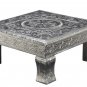 Puja Bajot/ Chaurang/ Chowki (Hindu Pooja) - Silver Design 18" X 18" X 5"