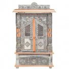 Puja Mandir (Temple/ Shrine/ Altar/ Pooja) With Doors 16"x 10"x 21"