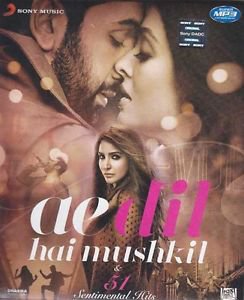 Ae Dil hai Mushkil Sentimental Hindi Hits Songs (CD,2016, Sony Music) by Arijit