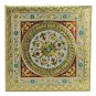Meenakari Puja Bajot/ Table/Chowki (Hindu Pooja) -Vintage Gold Bajot 12 X 12 X 5