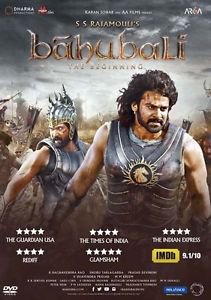 Bahubali The Beginning DVD - Hindi Prabhas, Rana, Tammana Bollywood film