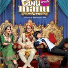Tanu Weds Manu Returns Hindi DVD ( Bollywood, 2015 Moive )