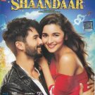 Shaandaar Hindi Blu Ray Stg: Shahid Kapoor, Alia Bhatt - 2015 Bollywood Film