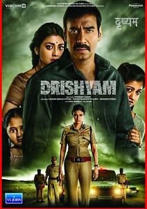 Drishyam Hindi DVD Stg:(Ajay Devgn, Shriya Saran, Tabu, Rajat Kapoor) Bollywood