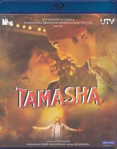 Tamasha Hindi Blu Ray Stg: Ranbir Kapoor,  Deeipka Padukone - Bollywood film