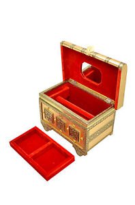 Sandook Ethnic Indian Bangles Braclet Jewellry Box - 11" X 7" X 7.5" (Large)