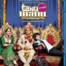 Tanu Weds Manu Returns Hindi Blu Ray ( Bollywood, 2015 Moive ) (In Stock)
