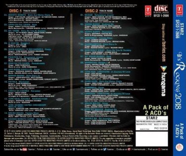 It's Rocking 2018 Hindi Audio CD - 2 CD Set ~ Songs by Various Artists