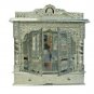 Puja Mandir - Wooden Pooja Temple 25" Pure Silver Color Mandir with Doors