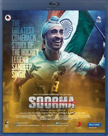 Soorma Hindi Blu Ray - Starring Diljit Dosanjh, Tapsee Pannu, Angad Bedi