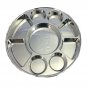 9 Compartments Silver Round Disposable Party Tray Thali Langar Plates 100 Pack