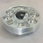 9 Compartments Silver Round Disposable Party Tray Thali Langar Plates 50 Pack