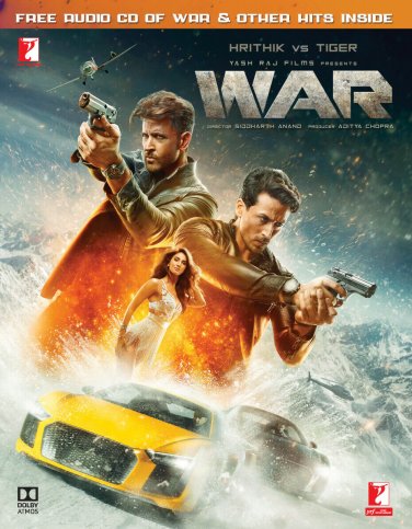 WAR Hindi BLU RAY - Hrithik Roshan VS Tiger Shroff - Latest Bollywood Film  NTSC