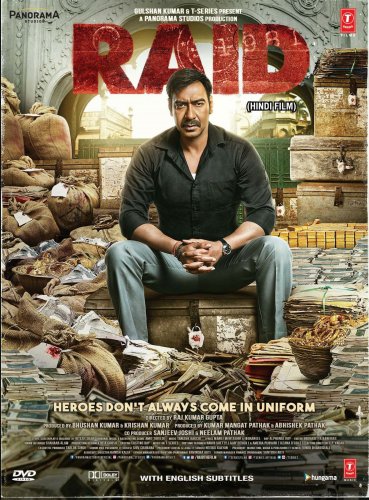 Raid Hindi DVD - Ajay Devgan, Ileana Dcruz A 2018 Bollywood movie - film