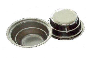 Disposable Silver Platic Soup, Indian Curry Bowl Cup Katori for Thali- 100 pack