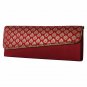 Handmade Womens Maroon Party Clutch Purse - Indian Desi Traditional Party Clutch