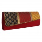 Handmade Womens Standard Multi Color Clutch Purse Evening bag