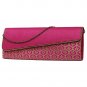 Handmade Womens Classic Pink Party Clutch Purse Evening bag