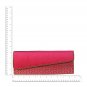 Handmade Womens Classic Pink Party Clutch Purse Evening bag