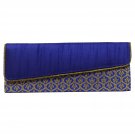 Handmade Womens Classic Blue Party Clutch Purse Evening bag