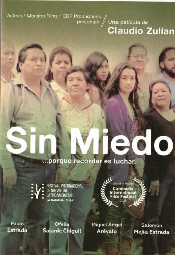 Sin Miedo Spanish DVD - Spanish Documentary, Directed By Claudio Zulian, (NTSC)