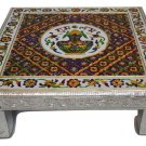 Puja Bajot Wooden Small Chowki Table Sub Lab Chaurang - 15"