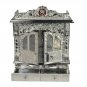 Pooja Mandir - Home Wooden Puja Temple - 22" Pure Silver Color with Doors