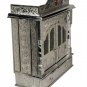 Pooja Mandir - Home Wooden Puja Temple - 22" Pure Silver Color with Doors