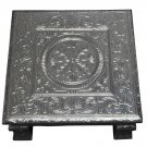 Indian Puja Bajot-Table-Chowki-Medium 15" Pooja Bajot table - Silver color