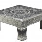 Indian Puja Bajot-Table-Chowki-Medium 15" Pooja Bajot table - Silver color