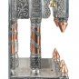 Pooja Mandir - Wooden Puja Temple 25" Panchmukh Mandir -Copper Oxidized