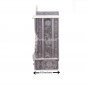 Home Pooja Wooden Mandir with White Oxidized Plated Puja Temple
