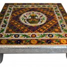 Puja Bajot Wooden Small Chowki Table Sub Lab Chaurang - 18" Pooja Bajot table