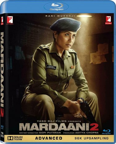 Mardaani 2 Hindi Blu Ray - Bollywood Fim Blu Ray - Rani Mukherji English Subs
