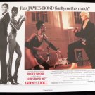 A VIEW TO A KILL  LOBBY CARD   11X14