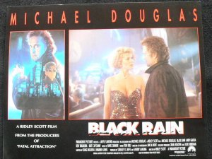 BLACK RAIN    LOBBY CARD    11X14