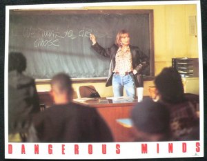 DANGEROUS MINDS    LOBBY  CARD        11X14