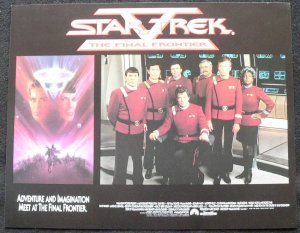 STAR  TREK  V   THE FINAL FRONTIER  LOBBY CARD  11X14