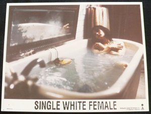 SINGLE WHITE FEMALE   LOBBY CARD  11X14