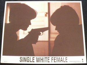 SINGLE WHITE  FEMALE   LOBBY CARD        11X14